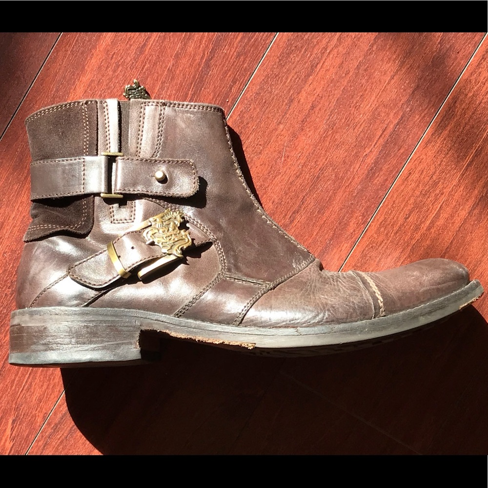 Mark Nason Rock Leather Boots 10 Men’s